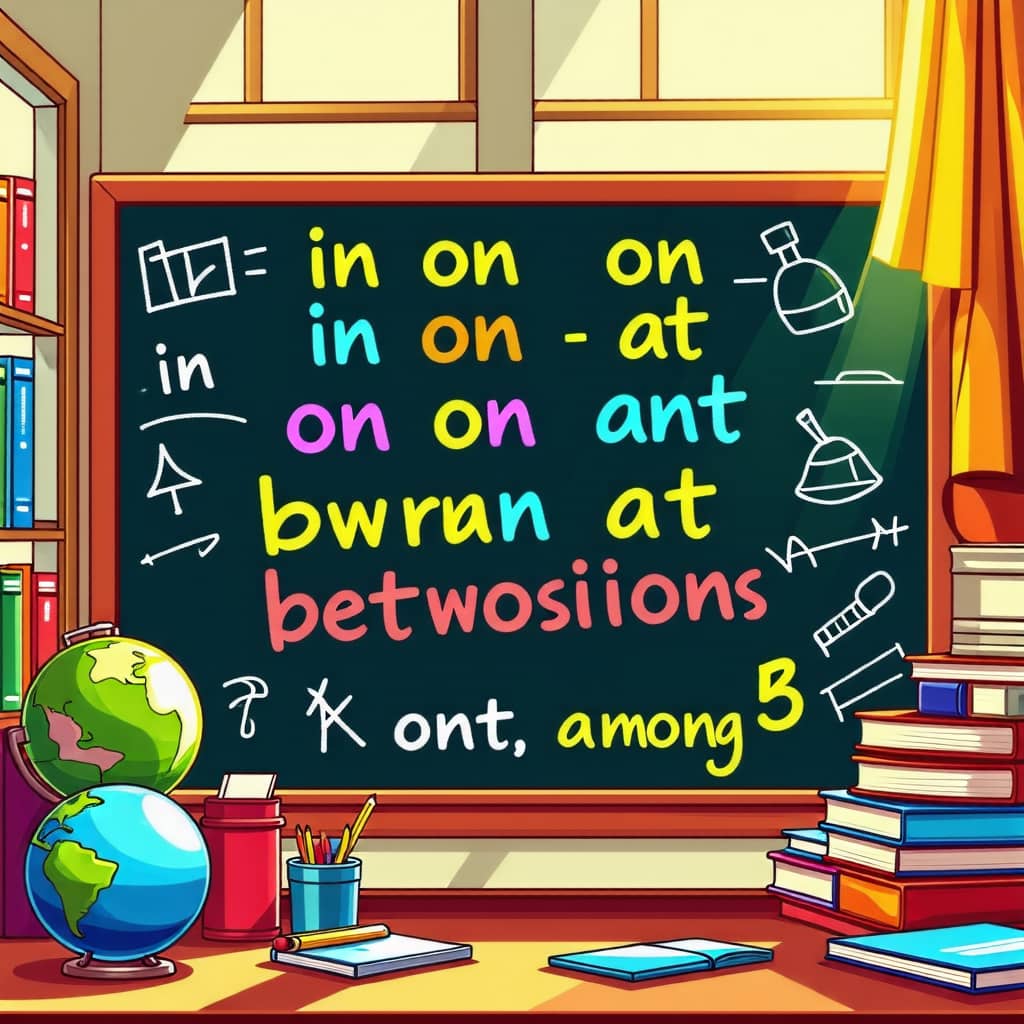움직임과 위치를 나타내는 영어 전치사: Across, Between, Among, Around