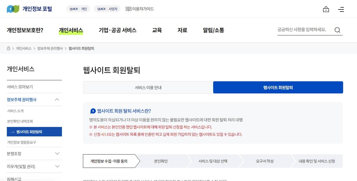 불필요한 내 웹사이트!?