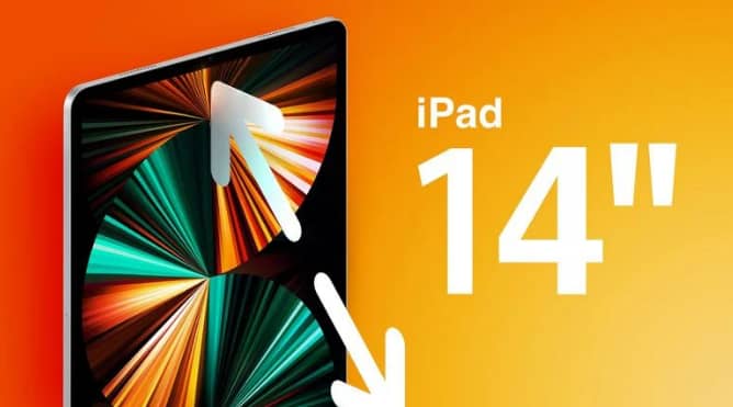 [루머] Apple – 올해 14인치 아이패드 모델을 거의 출시할 뻔