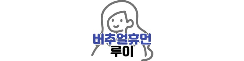 가상인간 버추얼휴먼 유튜버 루이(루이커버리)