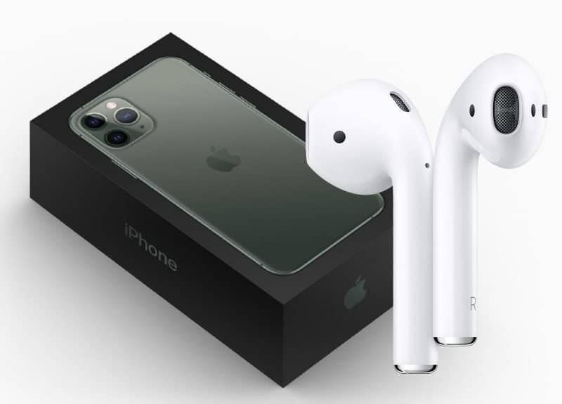 2020 년의 iPhone과 함께 AirPod 번들링을 고려한 Apple
