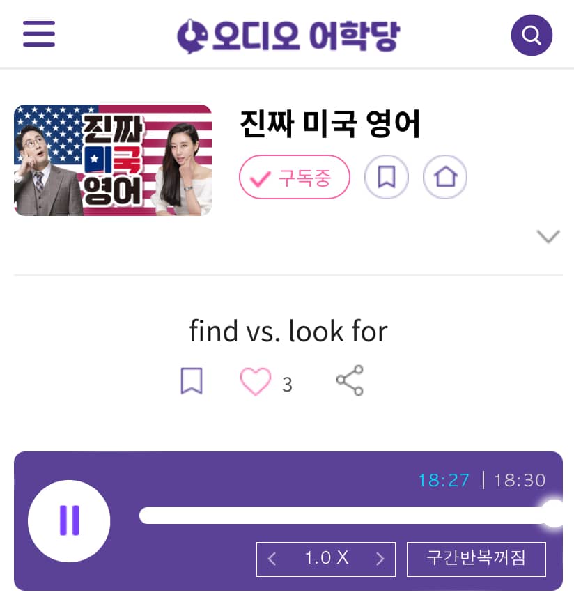 23.05.26.금 find vs. look for 진짜 미국 영어