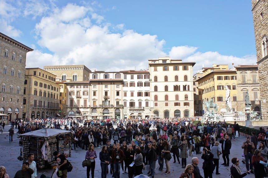 [추천][피렌체 여행] 많은 유서깊은 건축물들과 조각상들이 있는 시뇨리아 광장 (Piazza della Signoria)