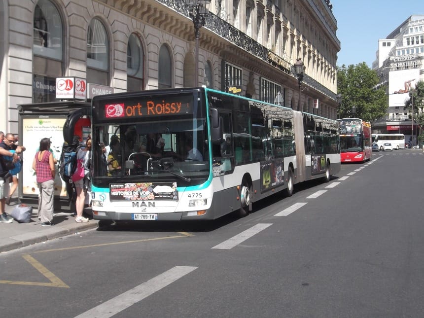 Roissy Bus (루아시버스), 샤를드골공항서 파리 시내로 가는 가장 저렴한 교통수단